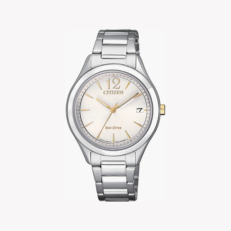 Citizen Fe6124-85a Radiant Elegance - Modern Woman's Stainless Steel Eco-Drive Watch by i-watch