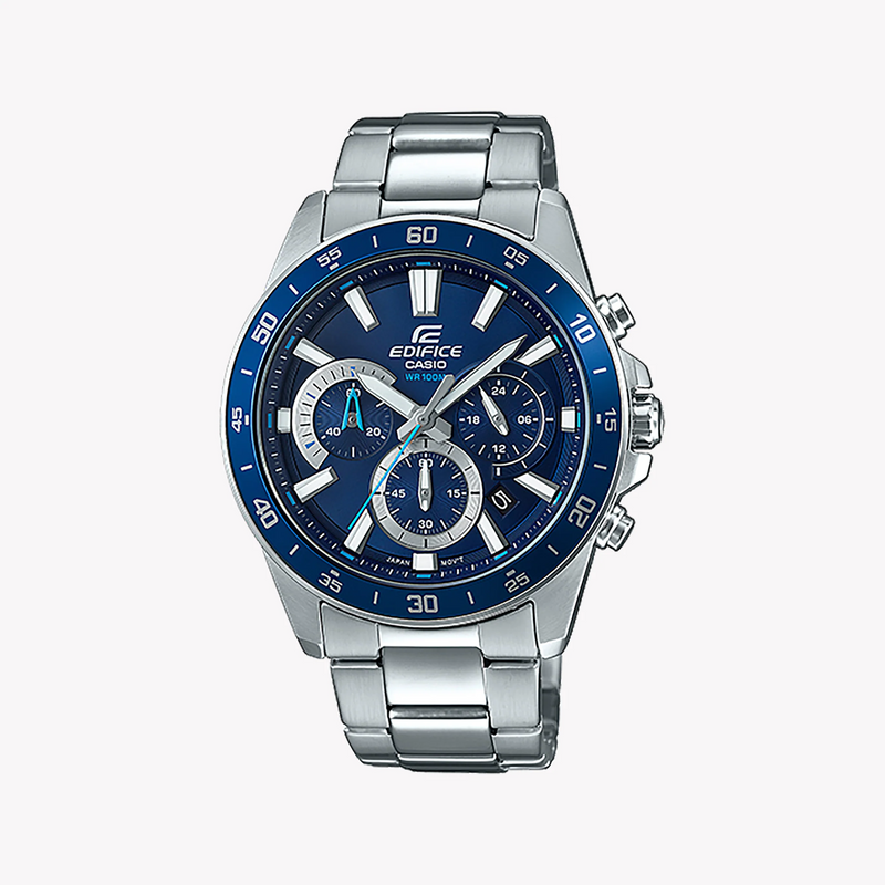Casio Edifice Efv-570d-2avudf - Stylish Blue Dial Men's Watch For Every Adventure by i-watch