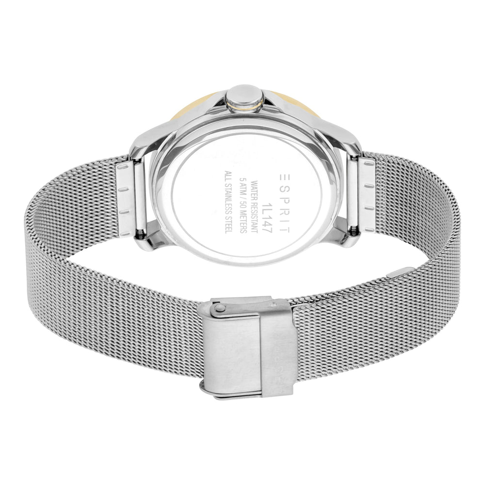 Esprit Women's Watch With Silver Stainless Steel Case And Silver Stainless Steel Band by i-watch