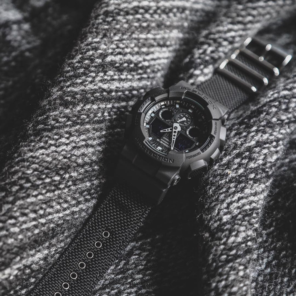 Casio G-Shock Ga100bbn-1a - Bold Adventurer Series Men's Watch With All-Black Design And Rugged Functionality