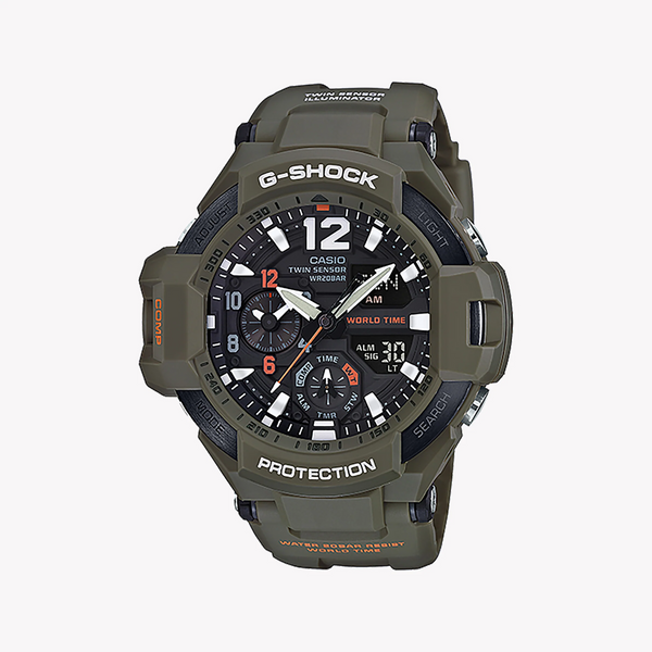 Casio G-Shock Ga-1100kh-3adr Adventure Ready - Mens Sporty Timepiece With Digital Compass by i-watch