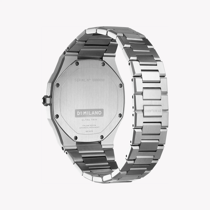 D1 MILANO Unisex Silver Watch, Blue Dial | D1-UTBJ09 by i-watch