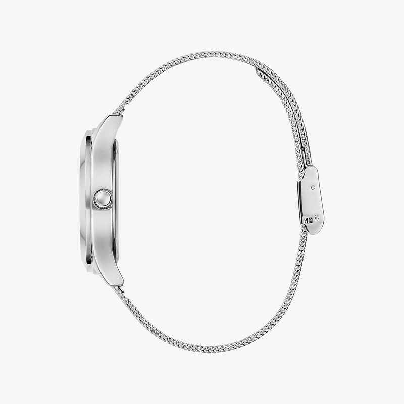 Guess Women's Silver Stainless Steel Watch, Silver Dial | Gw0835l1 by i-watch