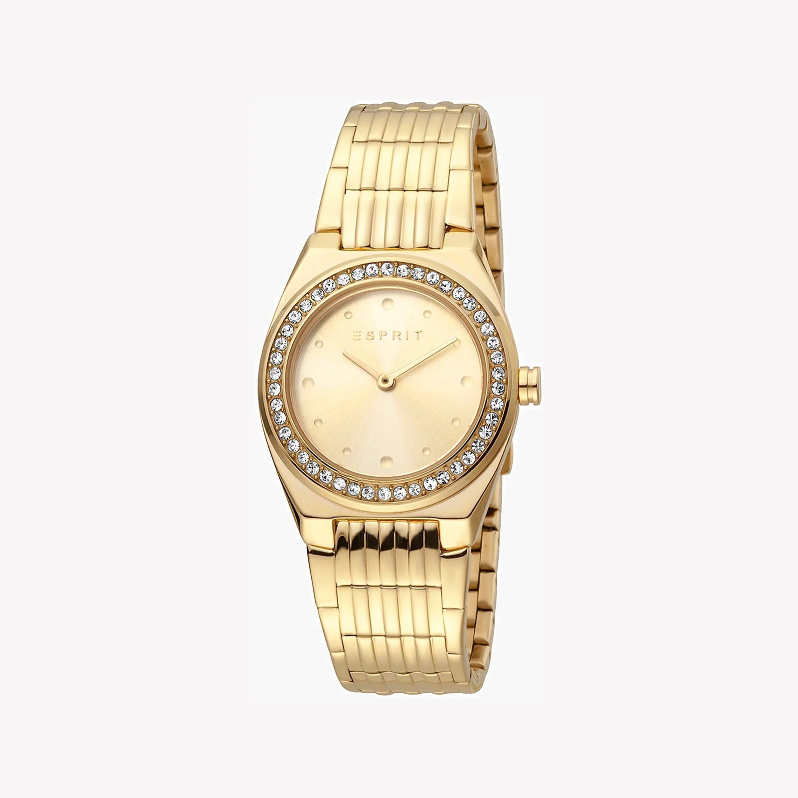 Esprit Women's Gold Stainless Steel Watch, Champagne Dial | ES1L148M0065 by i-watch