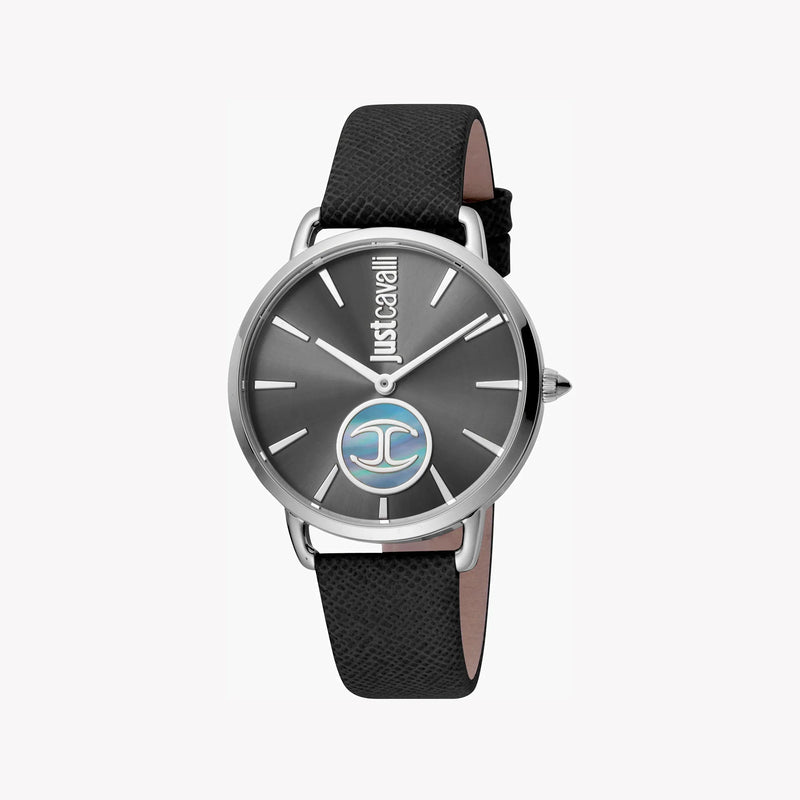 Just Cavalli Women's Black Leather Watch, Black Dial | Jc1l117l0015 by i-watch