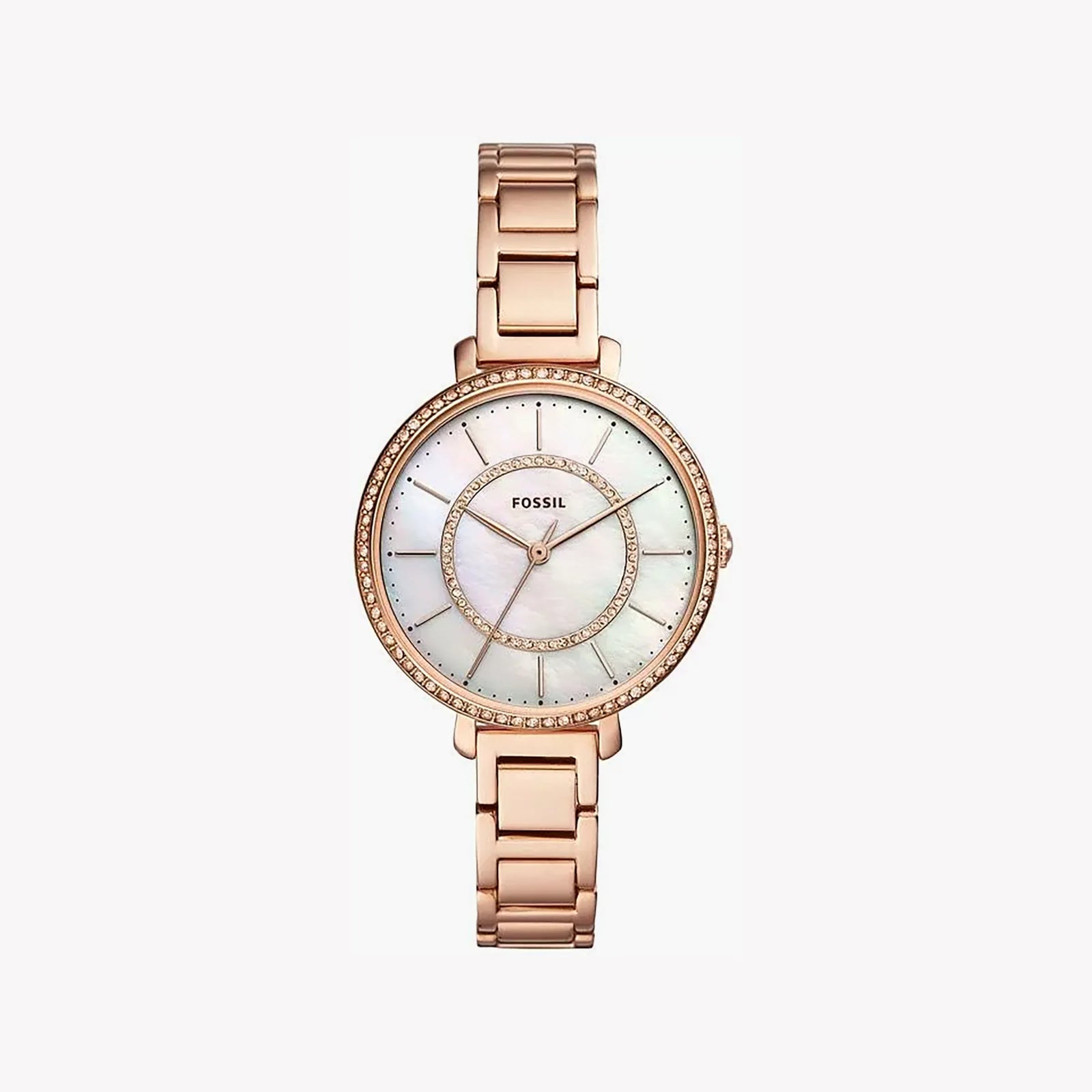 Fossil Women's Rose Gold Watch, White Dial | Es4452 by i-watch