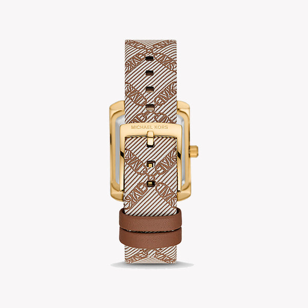 Michael Kors Women's Gold Stainless Steel, Brown Leather | Mk2990 by i-watch