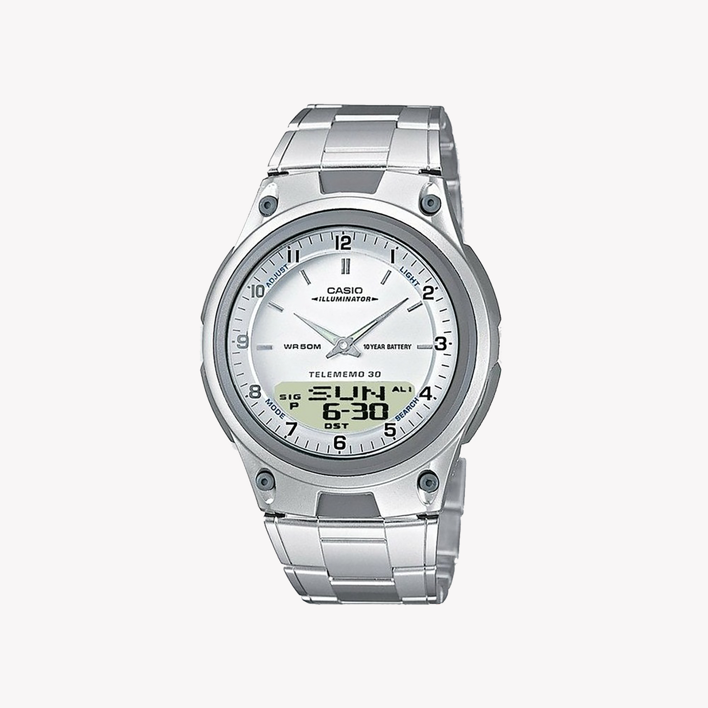 CASIO AW-80D-7AVES Analoge Herrenuhr mit 40-mm-Gehäuse