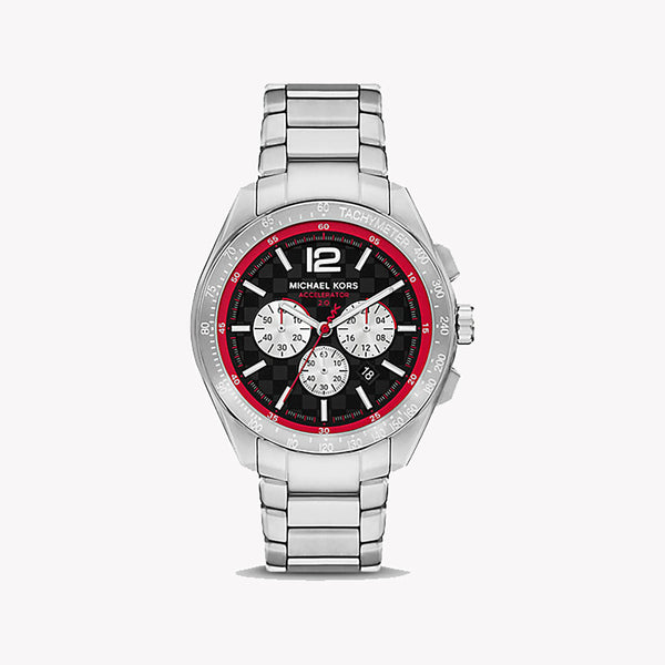 Michael Kors Men's Silver Stainless Steel Watch, Multicolor Dial | Mk9176 by i-watch