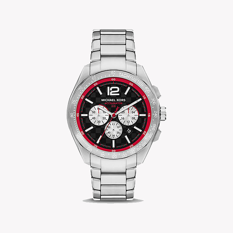 Michael Kors Men's Silver Stainless Steel Watch, Multicolor Dial | Mk9176 by i-watch