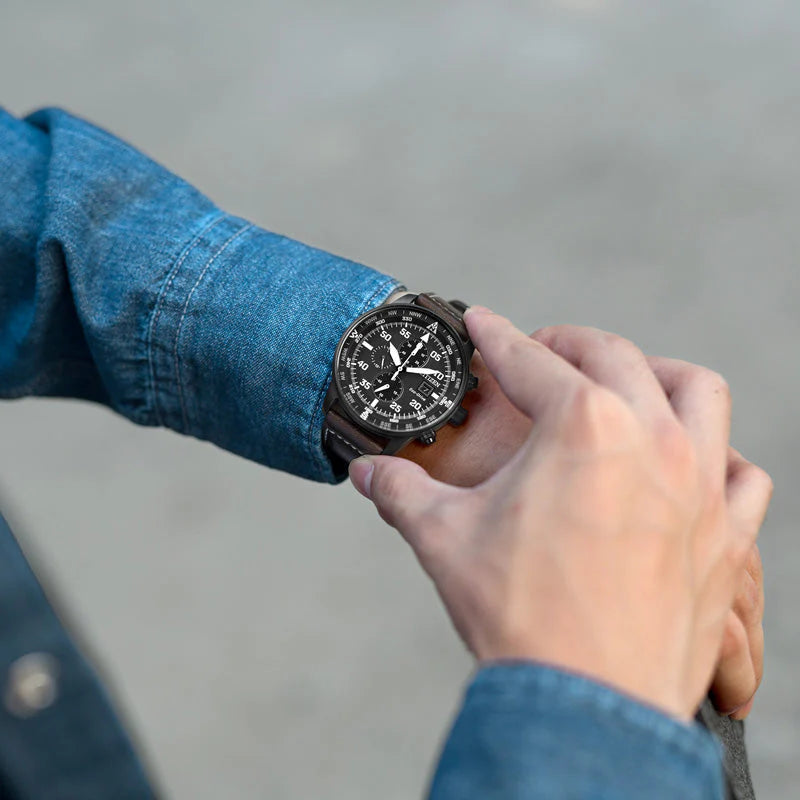 Citizen Ca0695-17e - Monochrome Powerhouse - Men's Eco-Drive Chronograph Watch by i-watch