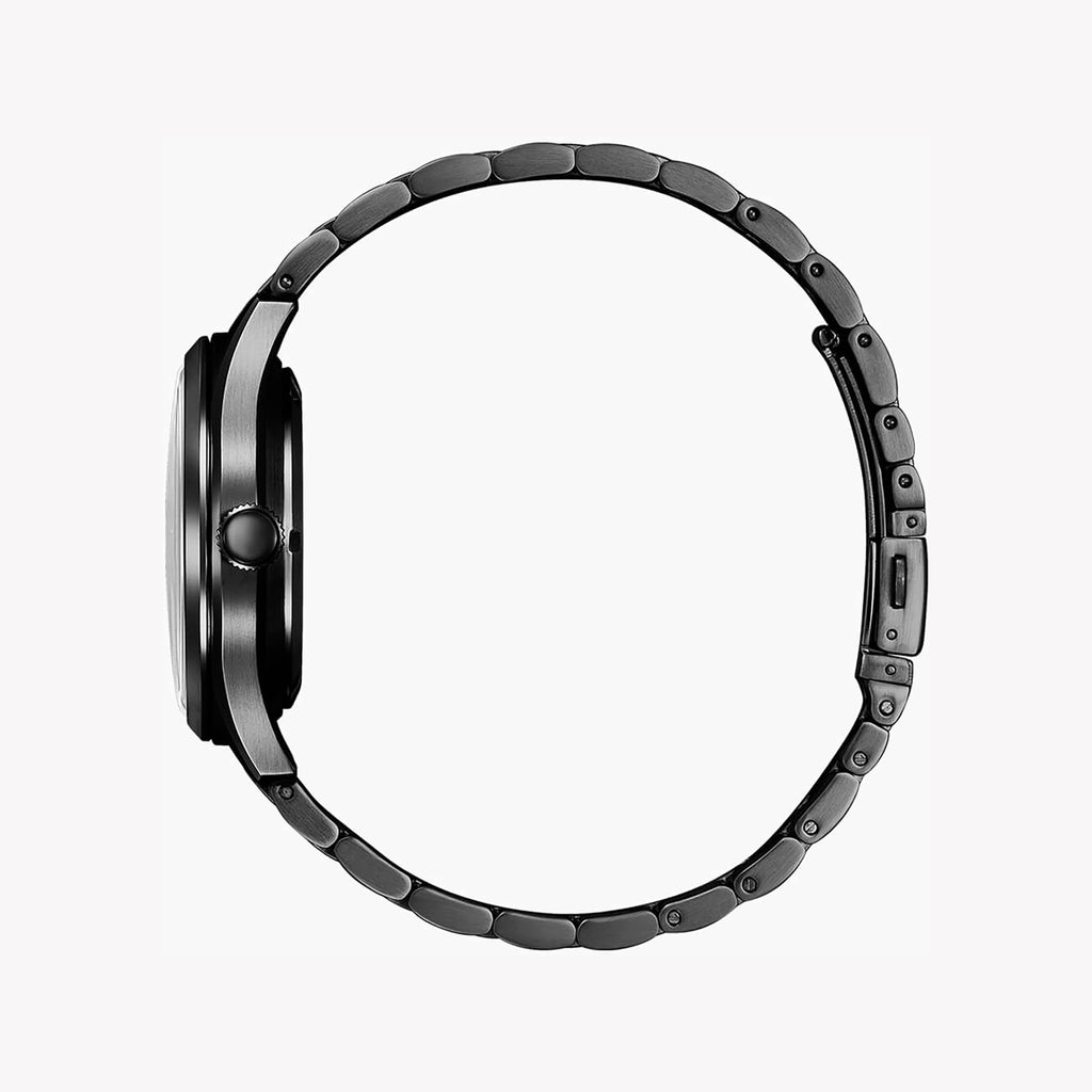 CITIZEN NH8395-77E BLACK STEEL AUTOMATIC - POWERFUL ELEGANCE FOR MEN'S STYLE-i-Watch-3