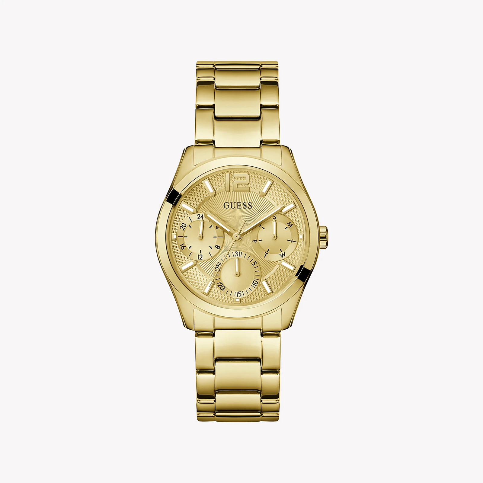 Guess Women's Gold Stainless Steel Watch, Champagne Dial | Gw0760l2 by i-watch