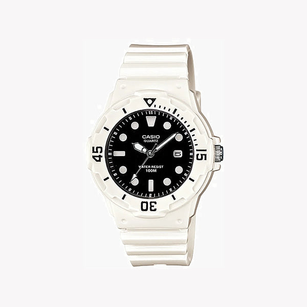 Casio Men's White Resin Watch, Black Dial | Lrw-200h-1evdf by i-watch