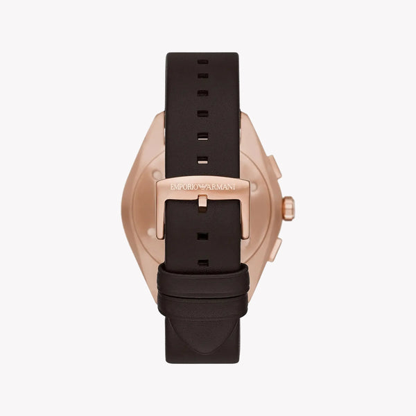 Emporio Armani Men's Rose Gold Watch, Blue Dial | Ar11554 by i-watch