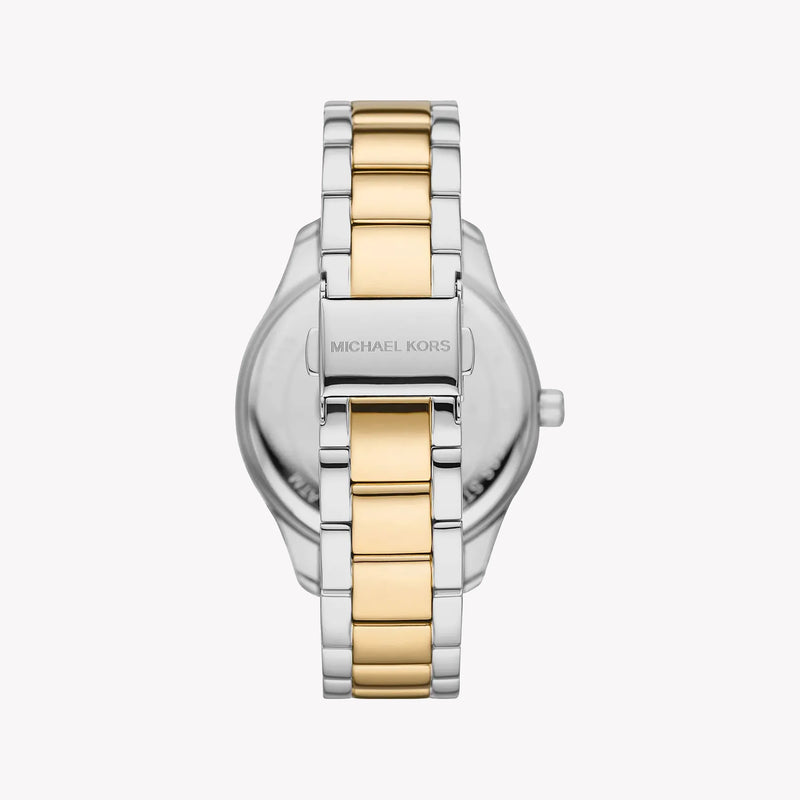 Michael Kors Women's Silver-Gold Watch, White Dial | Mk6899 by i-watch
