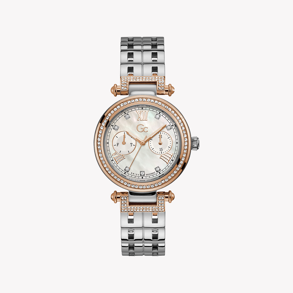GUESS COLLECTION Y78003L1MF - ELEGANT ROSE GOLD TIMEPIECE FOR MODERN WOMEN