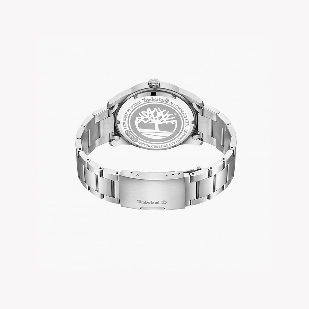 Timberland Men's Silver Stainless Steel Watch, Blue Dial | Tdwgg0010805 by i-watch