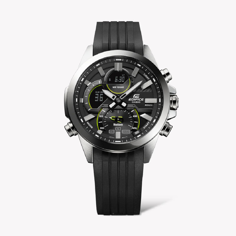 Casio Edifice Ecb-30p-1adf - Adventurer's Ultimate Timepiece For Men With Sleek Digital Dial & Smart Connectivity by i-watch
