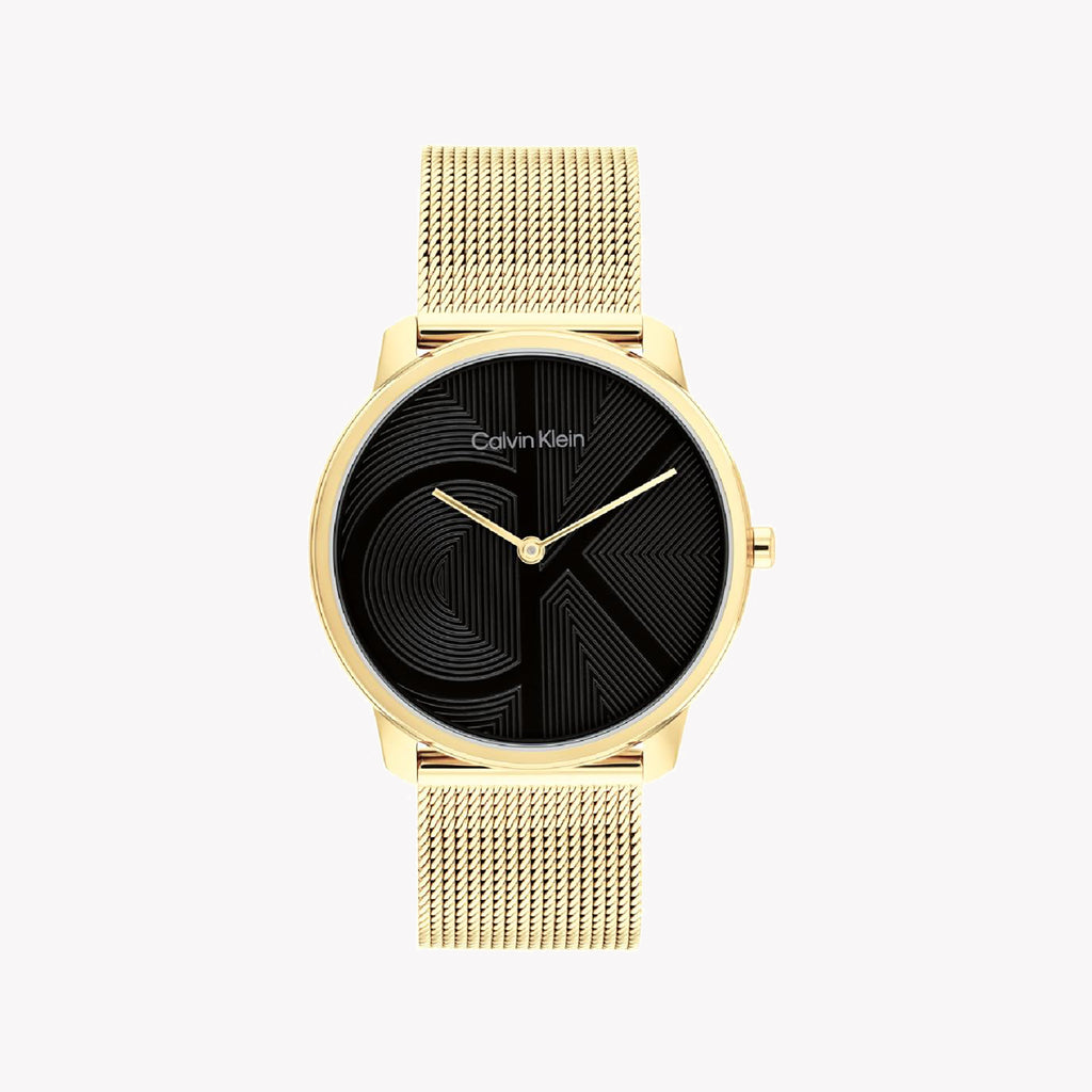 CK CALVIN KLEIN NEW COLLECTION - ELEGANT GOLD STAINLESS STEEL WOMEN'S WATCH 40MM