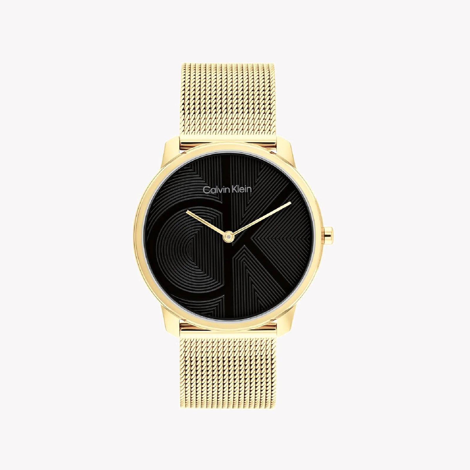 Ck Calvin Klein Women's Gold Stainless Steel Watch, Black Dial | Ck1l123m0012 by i-watch