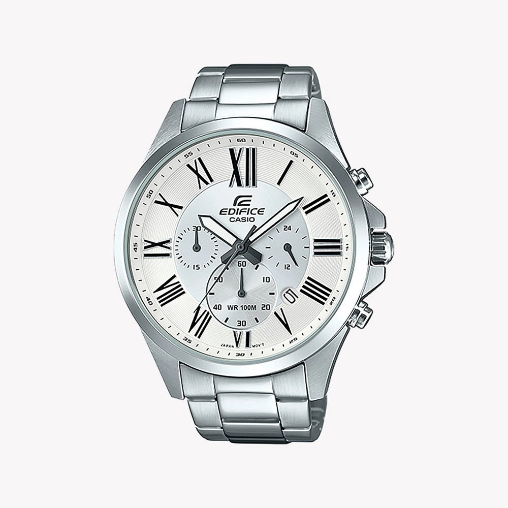 Casio Edifice Efv-500d-7avudf - Sporty Elegance Men's Watch With Stainless Steel Band by i-watch