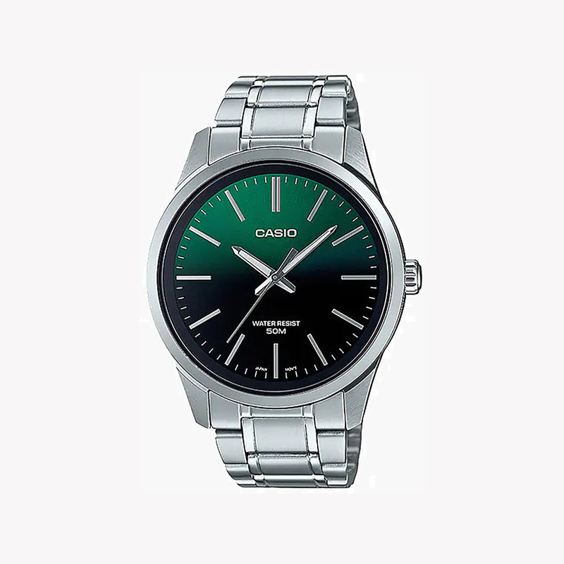 Casio Mtp-E180d-3avdf Elegant Sport - Men's Stainless Steel Watch With Black Dial by i-watch