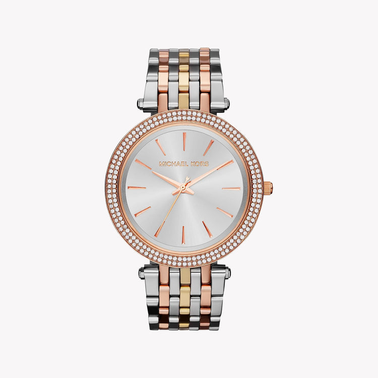 MICHAEL KORS MK3203 - ELEGANTLY TIMELESS WOMEN'S WATCH IN LUXE SILVER & ROSE GOLD