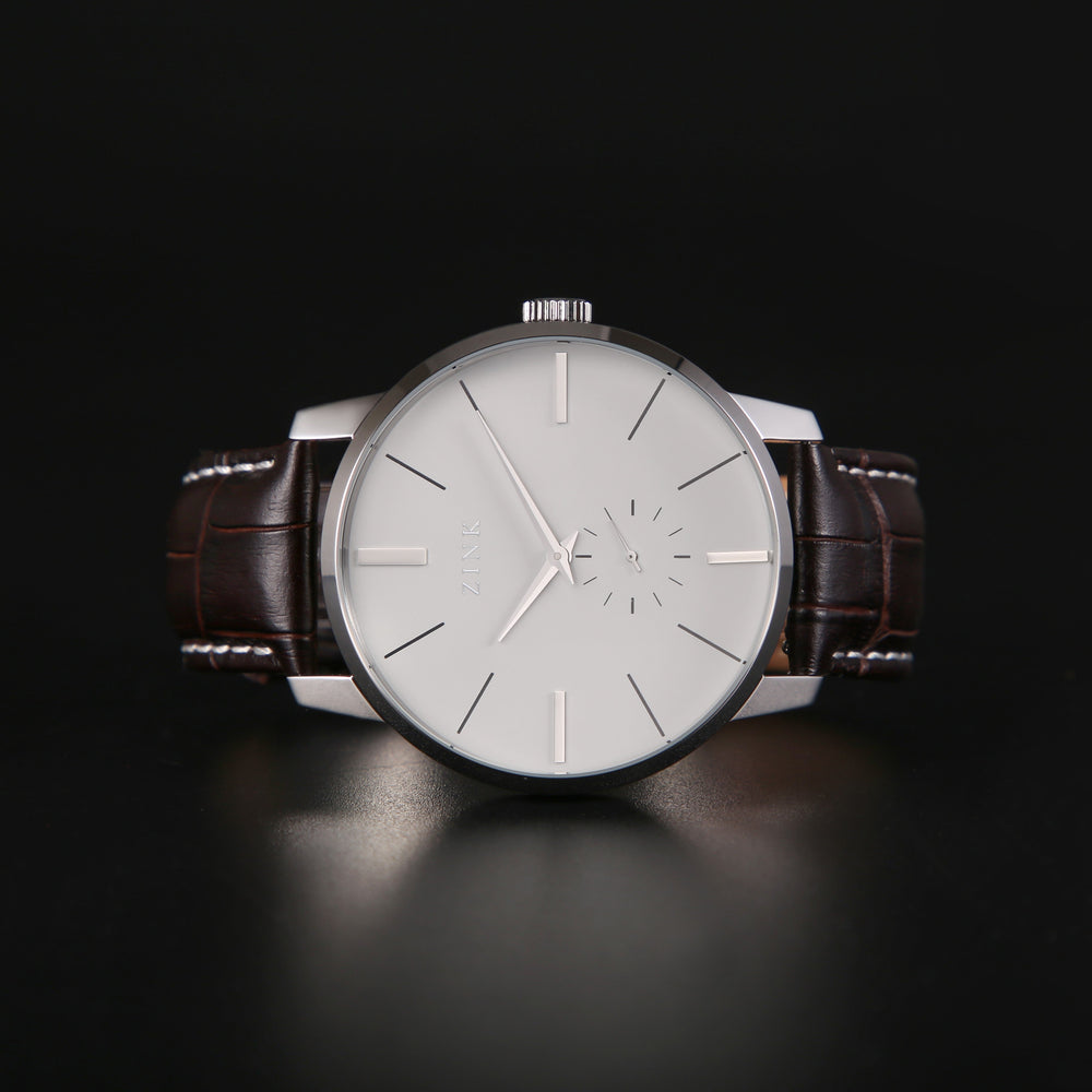 Zink Men's Stainless Steel & Leather Watch | Zk126g5ls-11 by i-watch