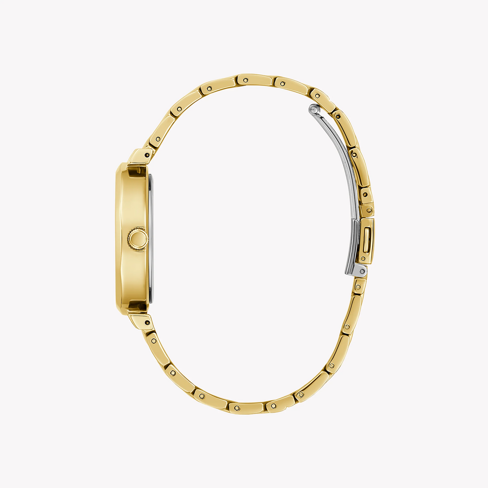 Guess Women's Gold Stainless Steel Watch, Gold Dial | Gw0613l2 by i-watch