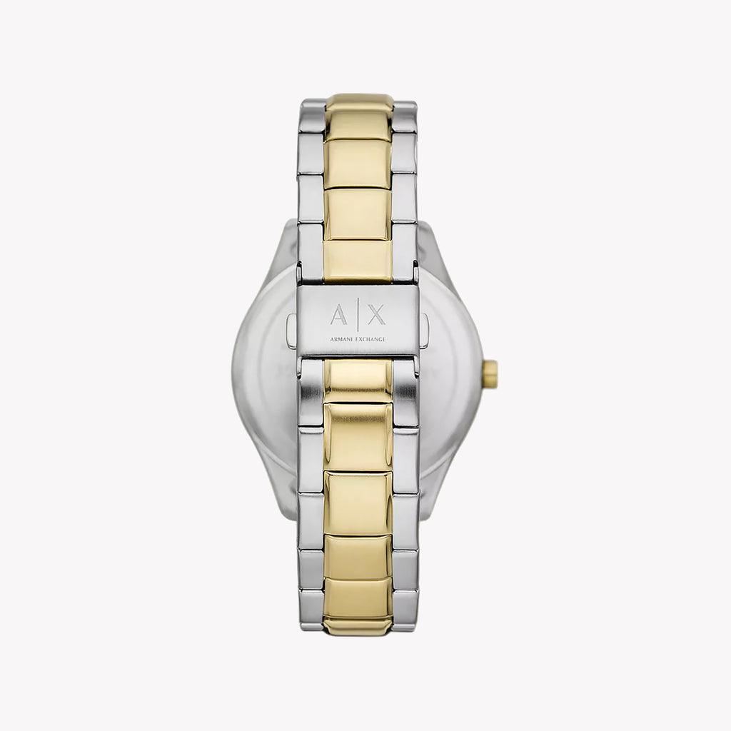 ARMANI EXCHANGE AX1865 - MODERN SOPHISTICATION MEN'S WATCH WITH SILVER-GOLD BAND & BOLD BLACK DIAL-i-Watch-3