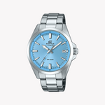 CASIO EDIFICE EFV-100D-2BVUEF - STUNNING BLUE DIAL MEN'S WATCH WITH SLEEK STAINLESS STEEL BRACELET