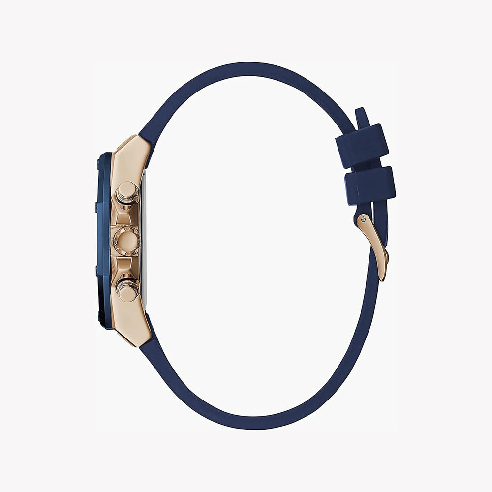 Guess Women's Gold Watch, Blue Dial & Band | Gw0256l2 by i-watch