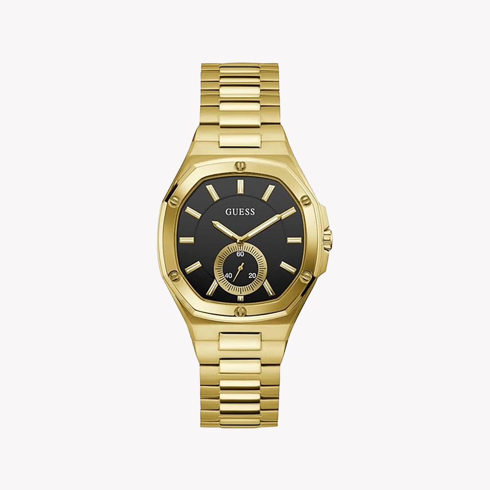 Guess Women's Gold Watch, Black Dial | Gw0310l2 by i-watch