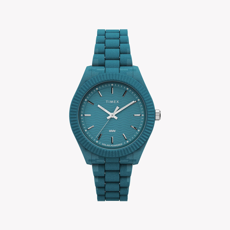 Timex Women's Ocean Blue Watch, Plastic Tide Material | T2p1958j by i-watch