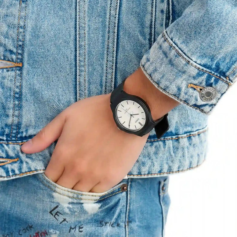 Casio Men's Resin Black Watch, Minimalist Design | Mw-240-7evdf by i-watch