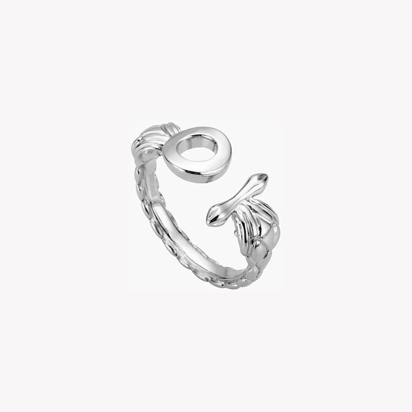 Just Cavalli Women's Silver Brass Ring, Silver Finish | Jcrg00370106