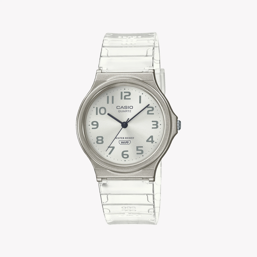 Casio Unisex White Resin Watch, White Dial | Mq-24s-7bdf by i-watch