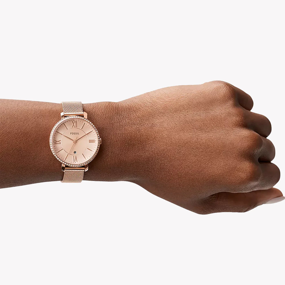 Fossil Women's Rose Gold Watch, Stainless Steel Case | Es4628 by i-watch