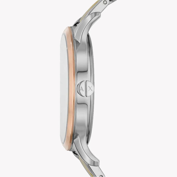 A|X Armani Exchange Women's Silver/Gold Watch, Silver Dial | Ax5615 by i-watch