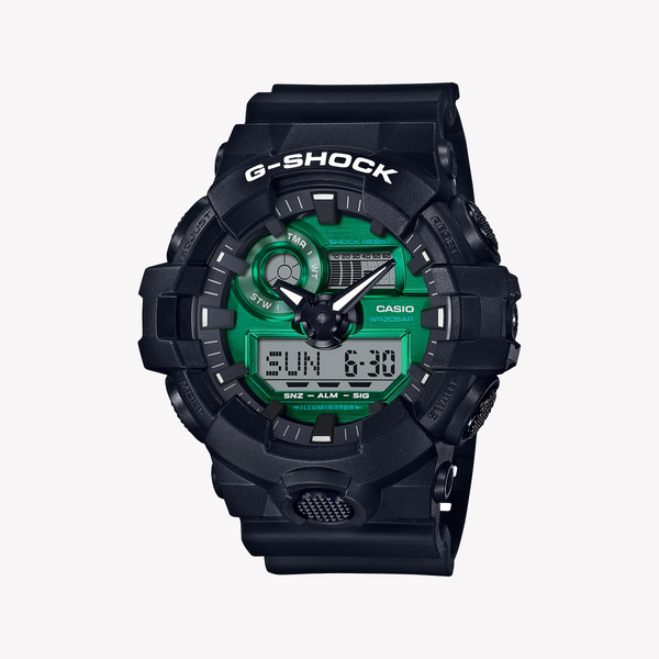 Casio G-Shock Ga-700mg-1adr - Rugged Black Resin Men's Watch With Digital Dial by i-watch