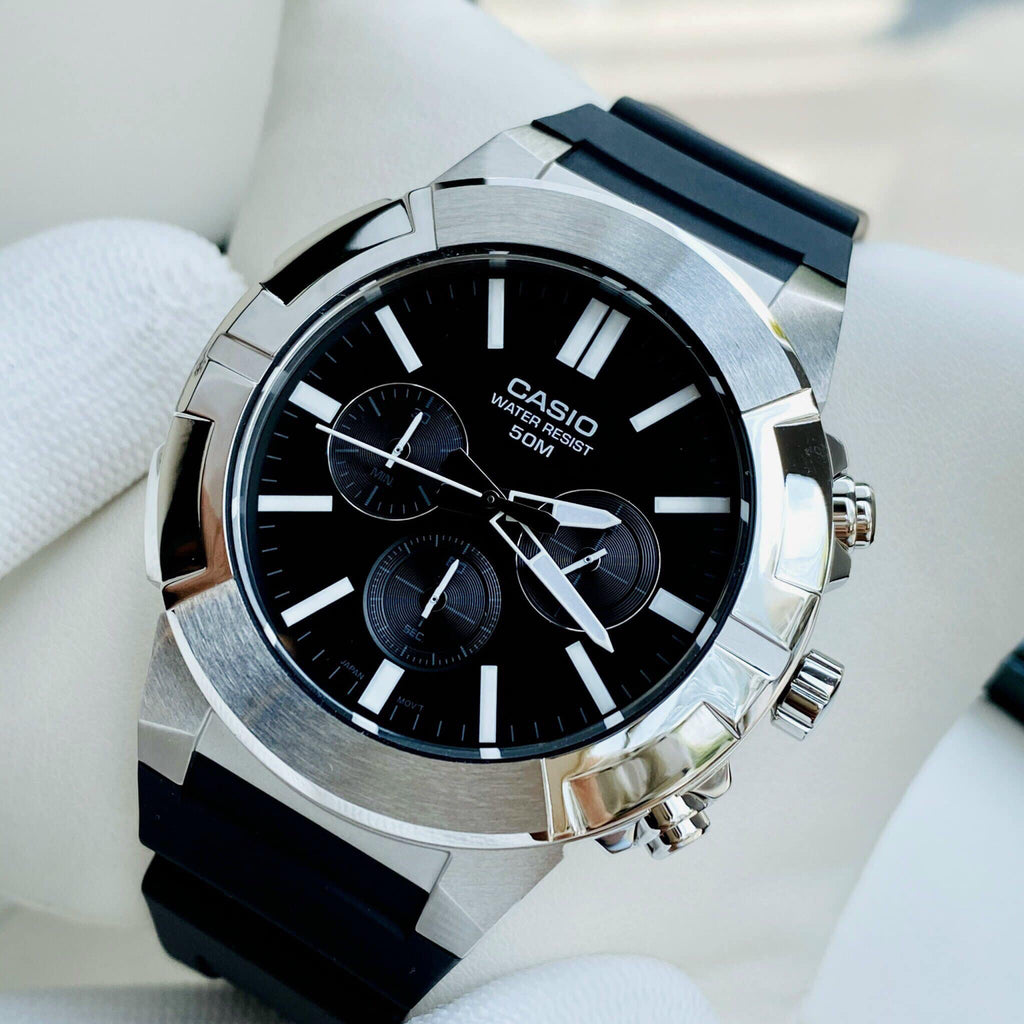 CASIO MTP-E500-1AVDF ADVENTURE-READY - STYLISH MEN'S ANALOG WATCH WITH CHRONOGRAPH-i-Watch-5