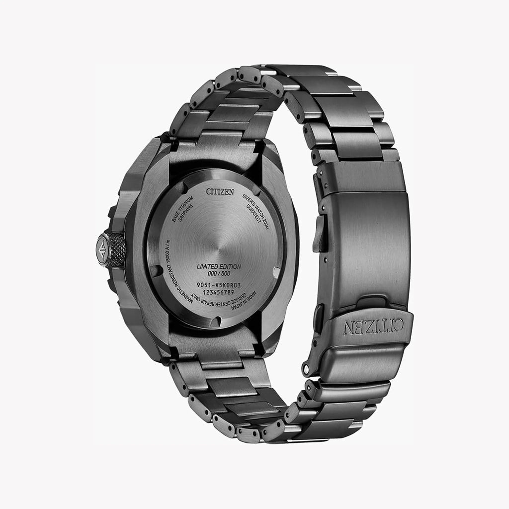CITIZEN NB6008-82X AUTOMATIC - MENS TITANIUM ADVENTURE TIMEPIECE with BLACK DIAL & 20 ATM WATER RESISTANCE-i-Watch-2