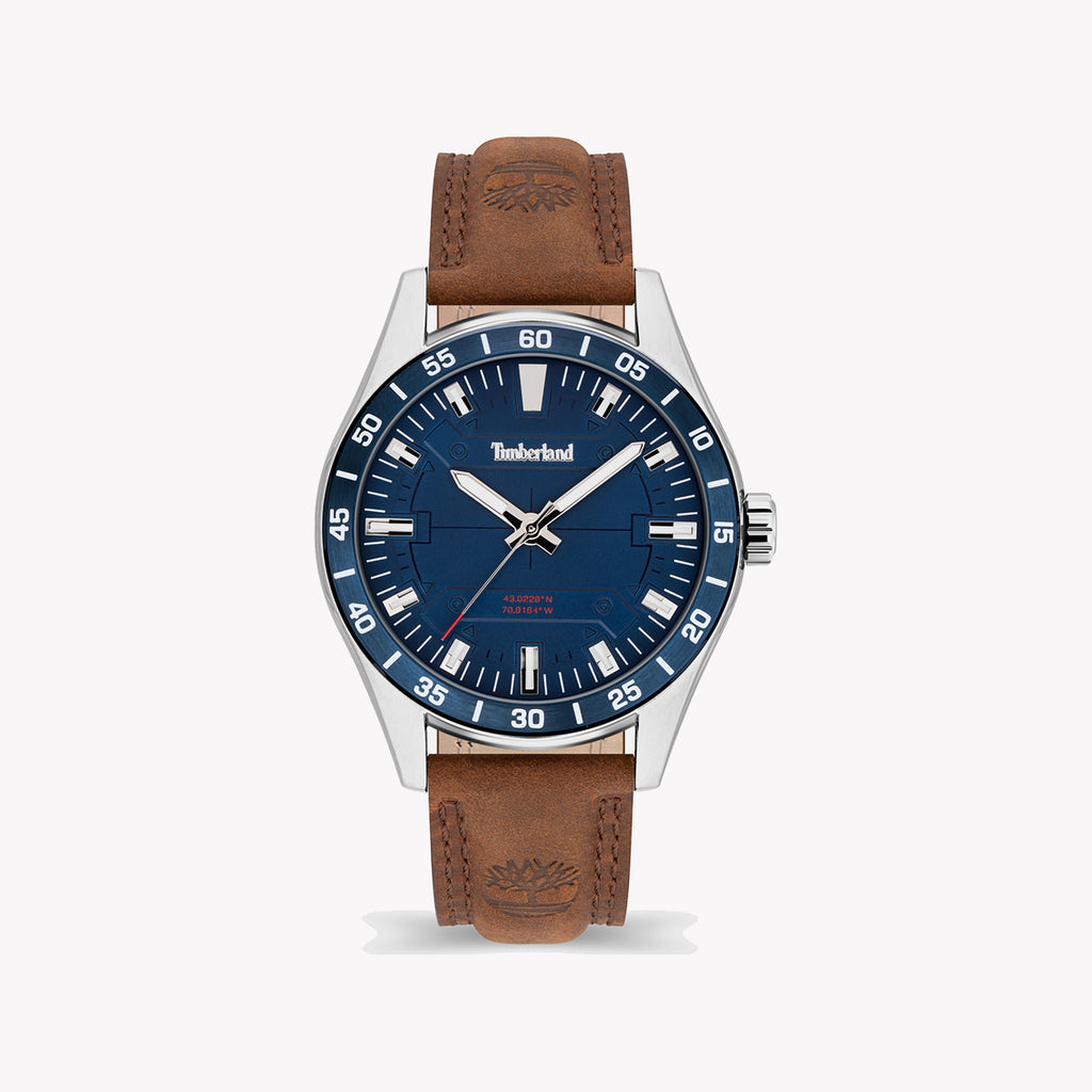 TIMBERLAND TDWGA2201204 RUGGED ADVENTURER - MEN'S BLUE & BROWN OUTDOOR WATCH