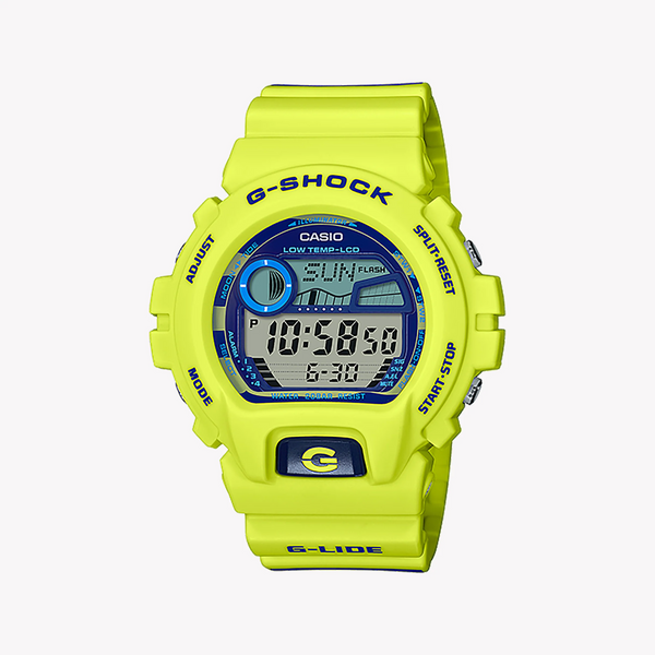 Casio G-Shock Glx-6900ss-9dr Sporty Splash - Rugged Yellow Unisex Watch With Tide Graph & 200m Water Resistance by i-watch