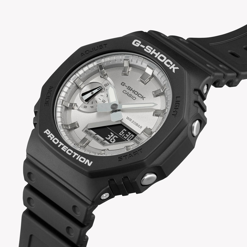 Casio G-Shock Ga-2100sb-1adr Oak - Durable Elegance Men's Watch In Black Resin by i-watch