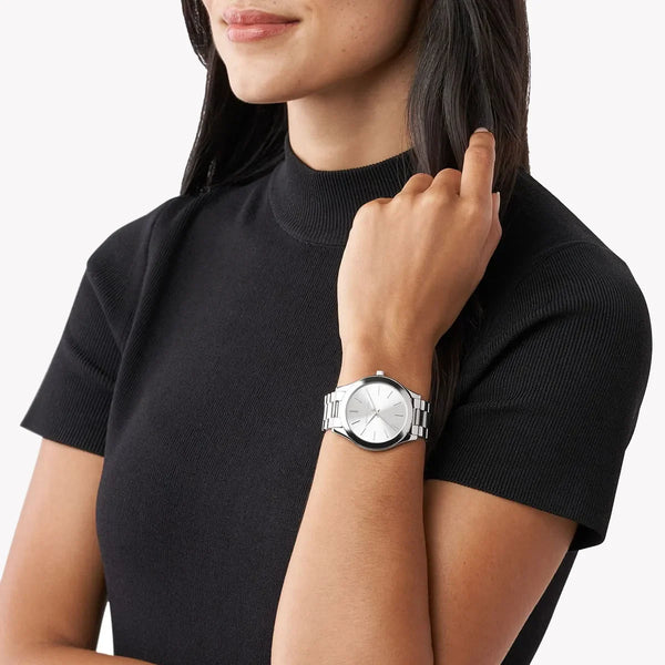 Michael Kors Men's Silver Stainless Steel Watch, Silver Dial | Mk3178 by i-watch