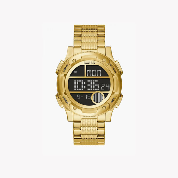 Guess Men's Gold Stainless Steel Watch, Digital Dial | Gw0271g2 by i-watch
