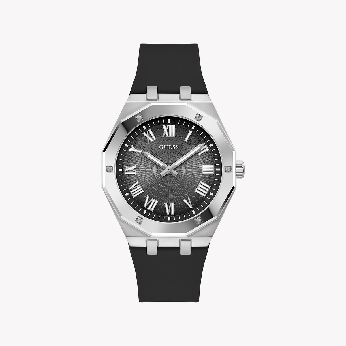 GUESS GW0663G1 BOLD EXPLORER - MEN'S STYLISH SILVER & BLACK SPORT WATCH