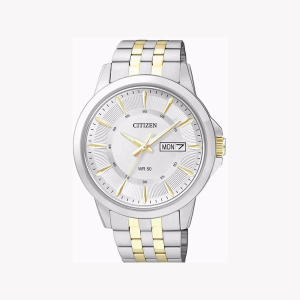 Citizen Men's Silver Stainless Steel, Gold Band | Bf2018-52a by i-watch